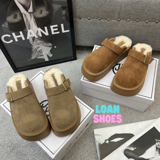 Giày Sục Da Lộn Đệm Lót Lông Mềm LOẠI 1 FULL HỘP