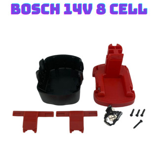 Vỏ pin bosch 14v niken nhật bãi đóng được 8 cell 18650 và mạch