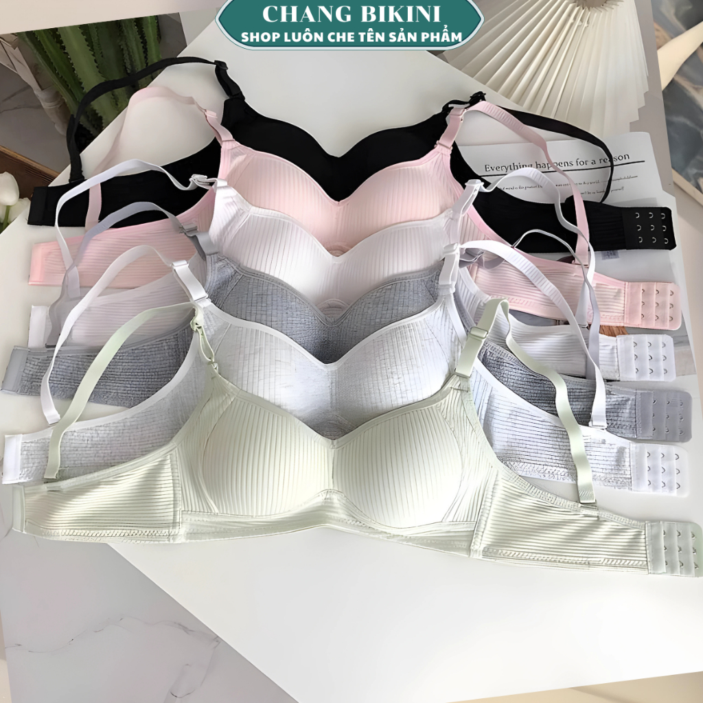 Sét 1 hoặc 3 áo Lót - áo Ngực Nữ Sinh Không Gọng Đệm Mỏng Cotton Mềm Mại Form ôm Ngực (A1)