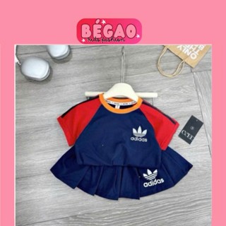 Bộ das cho bé gái thể thao size 7-30kg chất cotton đẹp B0033