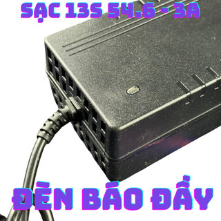 Sạc pin xe điện 13s 48v 54.6v 3a có quạt tản nhiệt đầy tự ngắt