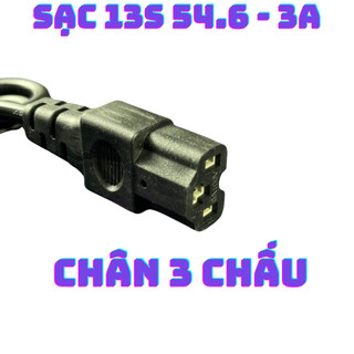 Sạc pin xe điện 13s 48v 54.6v 3a có quạt tản nhiệt đầy tự ngắt