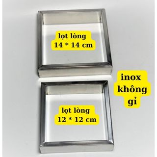   Freeship  Khuôn Bánh Chưng Inox Khuôn Gói Bánh Trưng Vuông Inox Siêu Bền Tiện Lợi Không Ẩm Mốc 