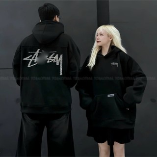 Áo Hoodie Stu Xước Kim Tuyến Nam Nữ Tchipz Chất Liệu Nỉ Bông Cao Cấp Form Rộng Full Tag Mác