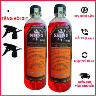 COMBO 2 shiny tẩy rửa lóc máy chi tiết 3xking màu đỏ