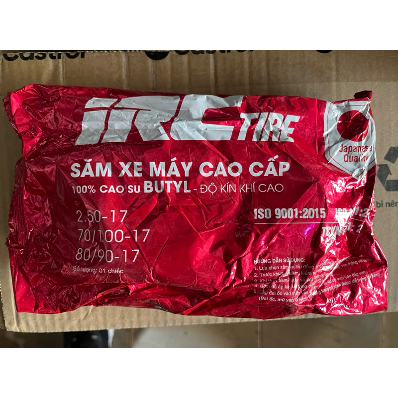 Săm(ruột) xe máy 2.50-17(80/90-17)(70/100-17)IRC