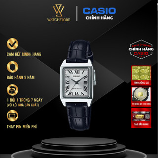 Đồng Hồ Casio Nữ Vintage LTP-V007L-7B1UDF Kính Khoáng 22mm Chống Nước Dây Da Chính Hãng - WATCHSTORE