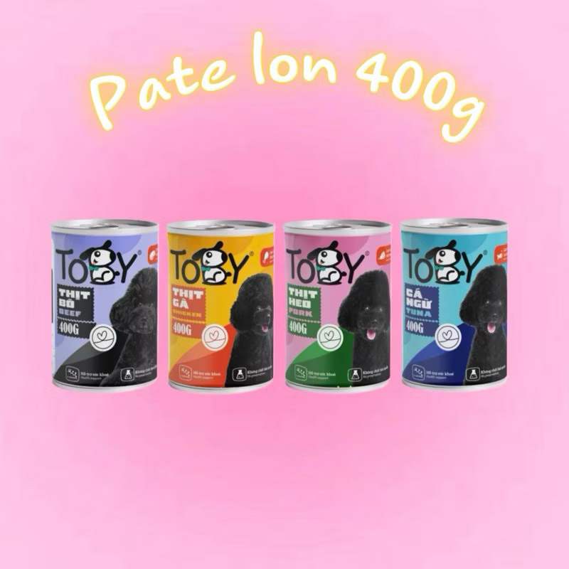 pate chó Toby 400g