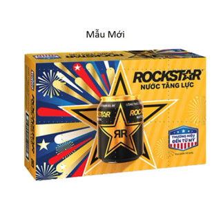 Thùng 24 Lon Nước Tăng Lực Rockstar 250ml/Lon