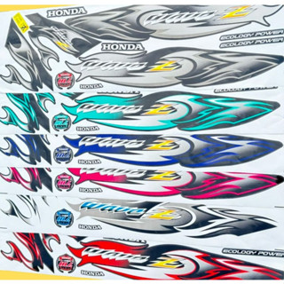 Tem Xe Wave Tem Dán Xe Wave Tem Lửa Wave Mẫu Mới Chữ Z Dán Cho Wave 50/100/110