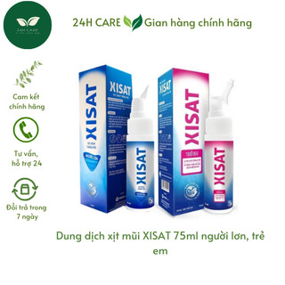  Dung dịch xịt mũi XISAT 75ml người lơn trẻ em 