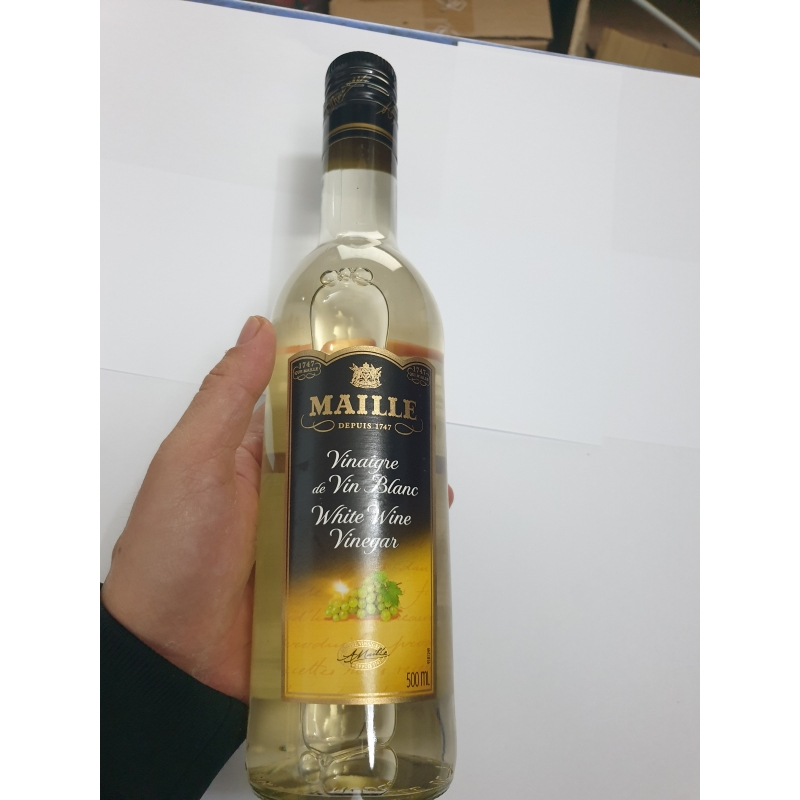 Dấm vang trắng Maille chai 500ml nhập khẩu Pháp