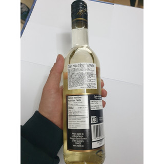 Dấm vang trắng Maille chai 500ml nhập khẩu Pháp