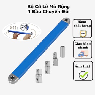  Bộ Cờ Lê Mở Rộng Đa Năng Kèm 4 Đầu Chuyển Nối – Dụng Cụ Sửa Chữa Ô Tô Xe Máy Tiện Lợi 