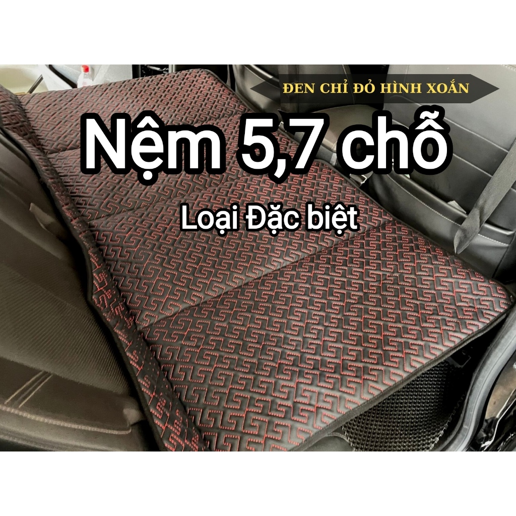 Nệm giường ghế sau ô tô gấp gọn