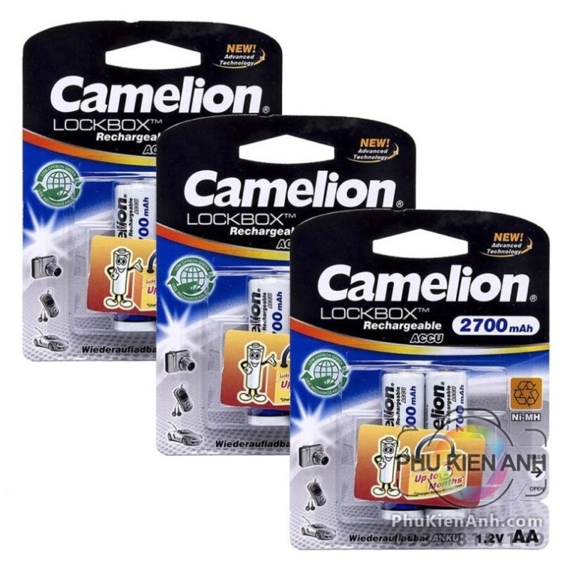Pin Sạc Camelion AA (2A) 2700mah