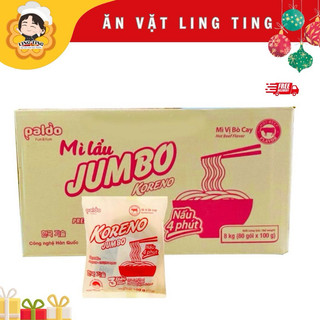  Combo 10 Gói Mì LẨU Koreno Jumbo Chua Cay ăn vặt 