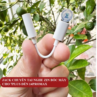 Jack chuyển đổi zin cho 7 đến 14promax dây chuyển chân sạc sang chân tai nghe 3.5