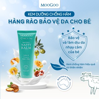 [MooGoo] Kem Hăm 2 in 1 NAPPY BALM tuýp 120g Giúp Chống và Ngừa Hăm Tã Cho Bé Sơ Sinh từ 0M+