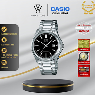 Đồng Hồ Nam Casio MTP-1183A-1ADF Sang Trọng Lịch Lãm Mặt Kính Khoáng Đen 38.5mm Chống Nước Dây Kim Loại Chính Hãng
