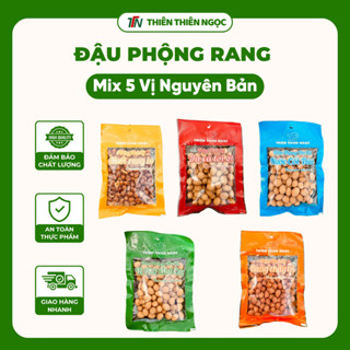 Thùng 10 gói Combo Mix 5 vị Đậu Phộng Gói 70gr Giòn Thơm Cay Nhẹ Ăn Vặt Ăn Nhẹ Snack Eatclean