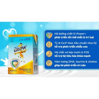 [Combo 3 lốc] Sữa pha sẵn Abbott Grow 110ml