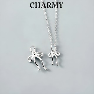  Charm treo hình nơ C7720 Bạc 925 - Phụ kiện trang sức làm vòng tay vòng cổ - Charmy 