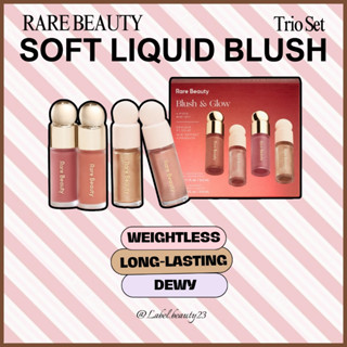 Sẵn ✨ Set má hồng + highlighter Rare Beauty by Selena Gomez Mini Blush & Glow 4-Piece - Label.beauty ✨