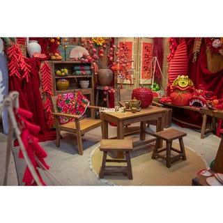 Bộ ấm trà sứ da lươn màu vàng trang trí tết (1 ấm trà + 6 tách trà)