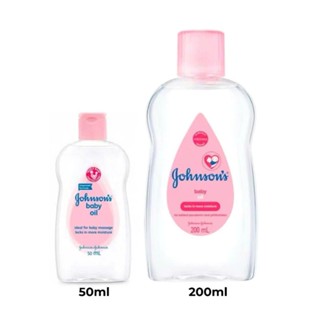  Dầu massage cho bé Johnsons Baby Oil 50ml 200ml Dầu Mát Xa Dưỡng Ẩm Em Bé 
