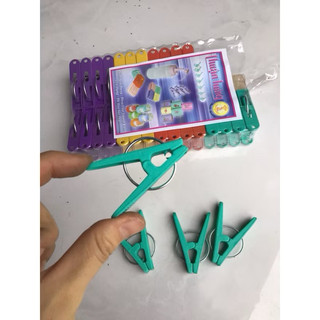 kẹp vỉ nhựa phơi quần áo(30kẹp)