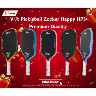 [ CHÍNH HÃNG ] HP3 - Vợt Pickleball Zocker Happy HP3 Premium Quality - 7Sport.vn
