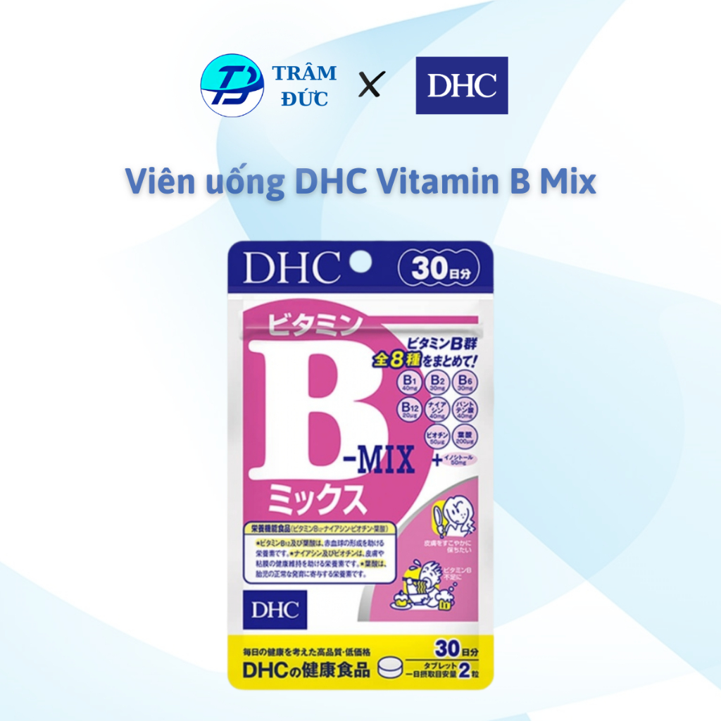 Viên Uống Vitamin B Tổng Hợp DHC Mix - Bổ Sung Vitamin B 30 ngày 90 ngày