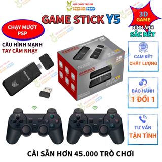 Máy chơi game stick PSP cao cấp Y5, Tay Cầm Không Dây Tốt, Kết Nối Tivi, Cổng HDMI, Chơi game PSP 4k mượt khỏe - kinakid