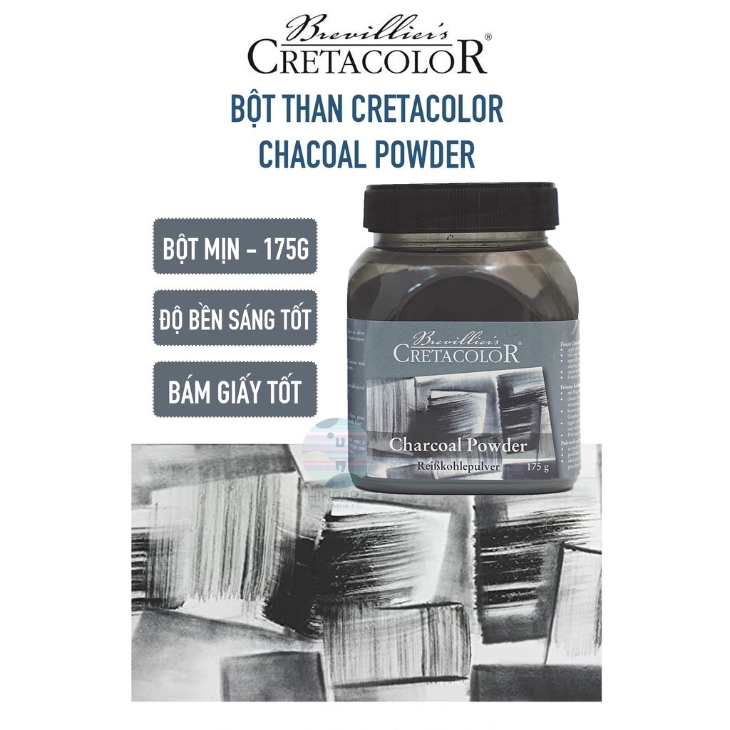 Bột than Cretacolor Charcoal Powder 175gr