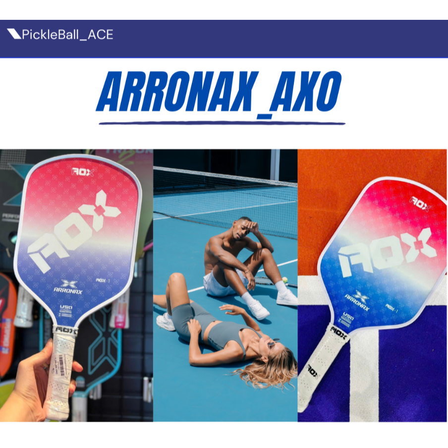 Vợt Pickleball chính hãng Arronax AOX  ( Xanh Trắng Đỏ) - Tiêu chuẩn USAPA Approved