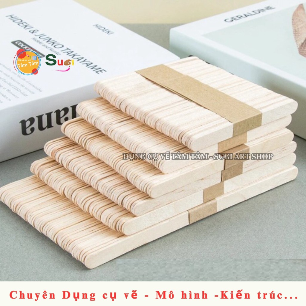 Que Kem Gỗ Làm Mô Hình Handmade - Nhiều size [ Sugi Art Shop ]