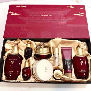  Set Whoo đỏ Jinyulhyang Anti Aging 8 SP dưỡng da chống lão hóa chuyên sâu 