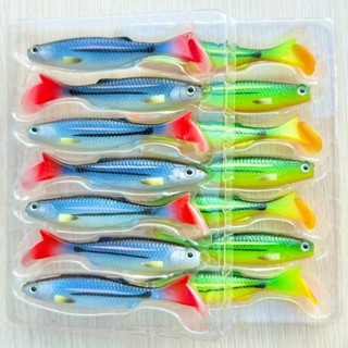 Mồi câu lure cá mềm Monster Fishing, chuyên lure chẻm, lóc, măng, cá mú...