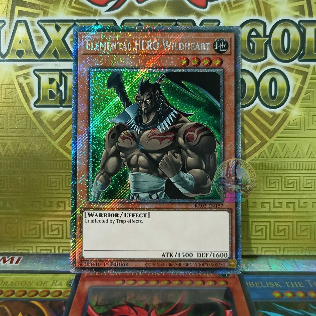 Elemental HERO Wildheart – RA03-EN157 – Platinum Secret Rare [Thẻ bài Yugioh]