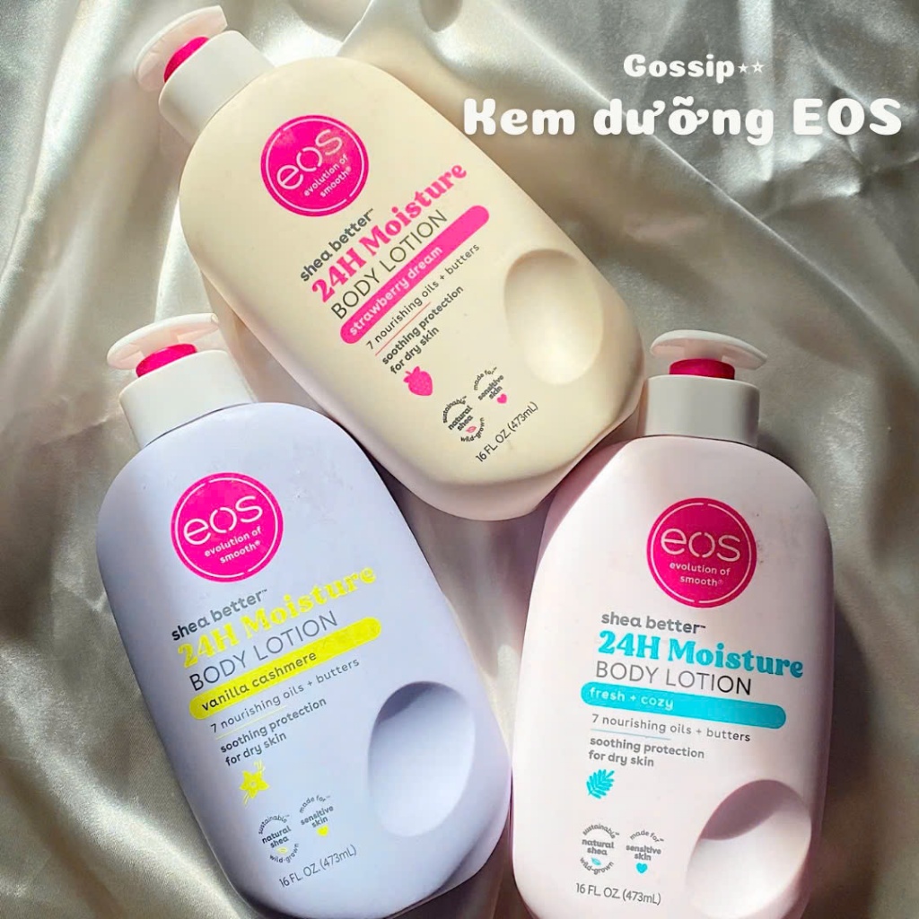 [USA] EOS SHEA BETTER MOISTURE BODY LOTION - KEM DƯỠNG ẨM TOÀN THÂN THUẦN CHAY