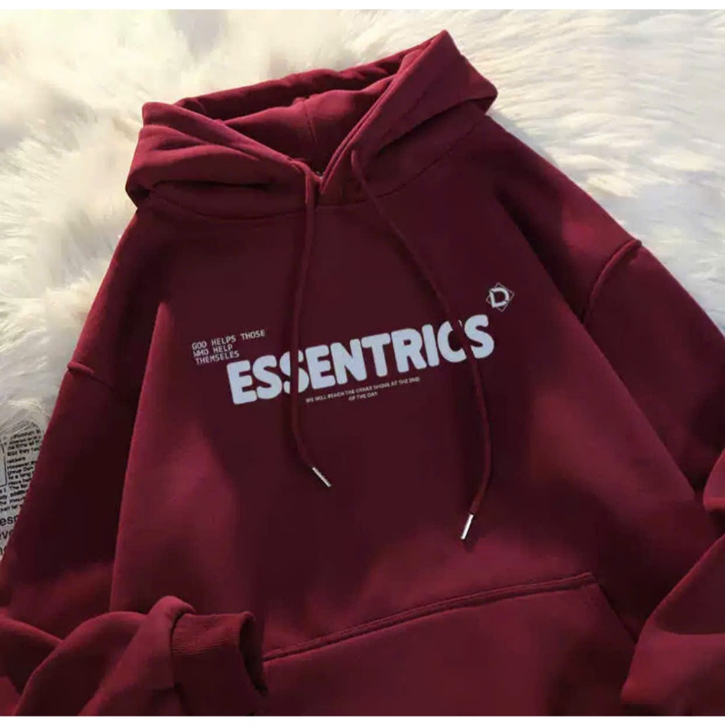 Áo khoác hoodie nỉ nữ nam tay bồng form rộng unisex KONOVA chất liểu nỉ bông dày dặn