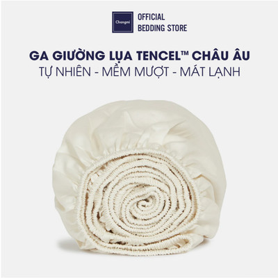 [Nhiều màu] Ga chun lụa Tencel tự nhiên (nệm dày >20cm) Changmi Bedding cao cấp, mềm mượt và mát lạnh