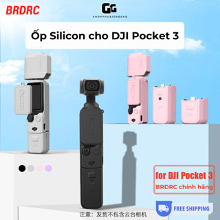 BRDRC Ốp silicon bảo vệ cho DJI Pocket 3 combo