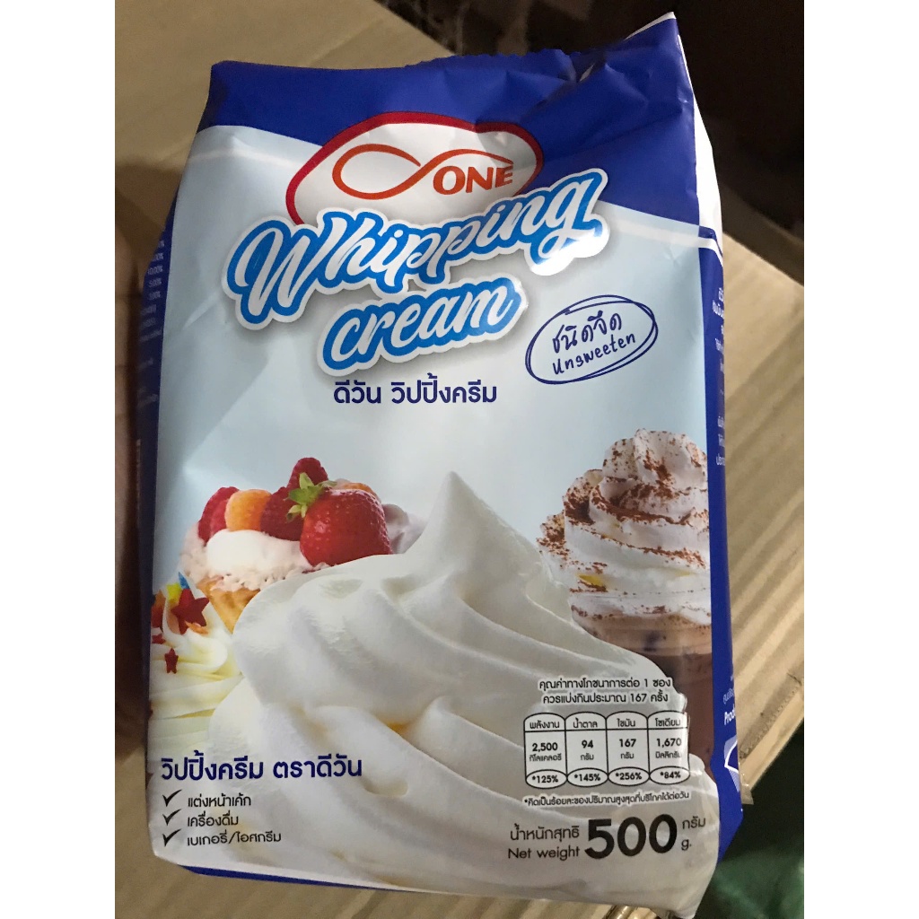 Bột Whipping Cream 500g nhiều loại