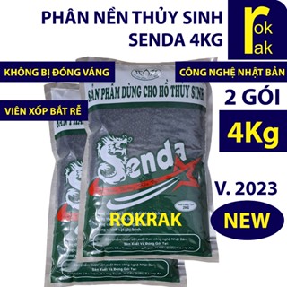 Phân nền SENDA 2 (COMBO 2 gói 2kg TỔNG 4kg) ROKRAK giá rẻ cho hồ thủy sinh SX công nghệ Nhật
