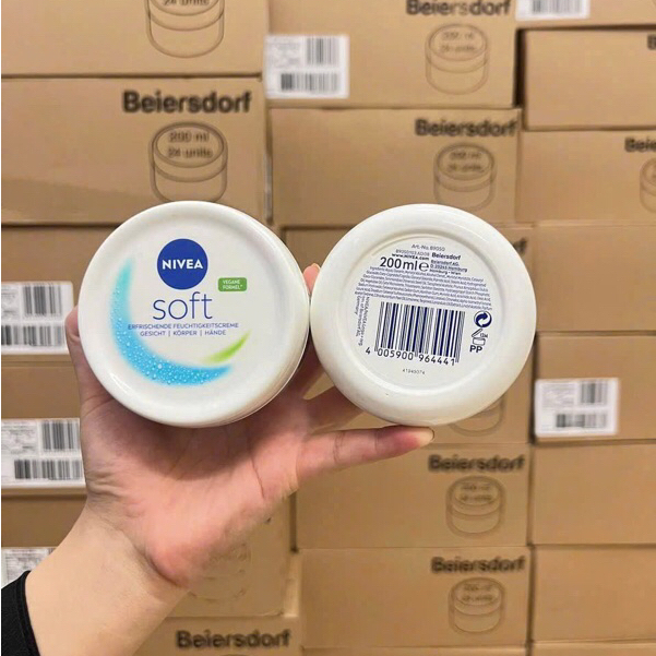 ( xịn ) Kem dưỡng thể Nivea Soft 200ml - Đức