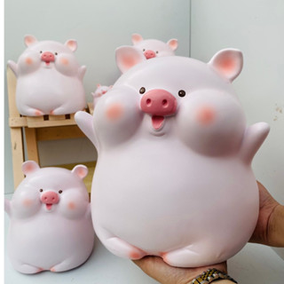 Ống Heo Tiết Kiệm Heo Vui Nhộn Size Lớn (chất liệu composite cao cấp) có nút mở