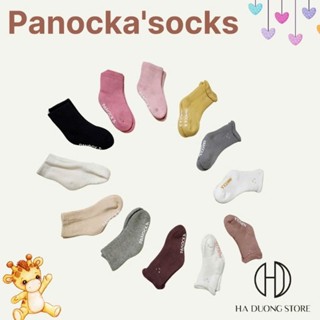 set 3 đôi tất lông xù chống trượt cho bé panocka xuất Hàn cao cấp