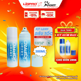 [MỚI 300ML] Chai Xịt Lạnh Giảm Đau Siêu Tốc Làm lạnh nhanh trong thể thao, có thể thay cho chườm đá siêu tốc LIGPRO